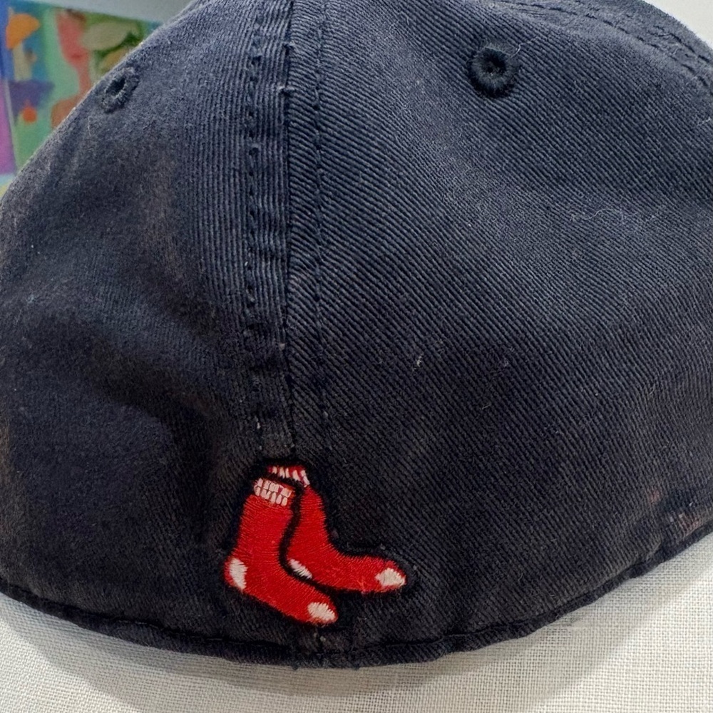 Boston Red Sox Navy Blue Baseball Hat MLB Genuine Merchandise Size Small - Picture 7 of 7